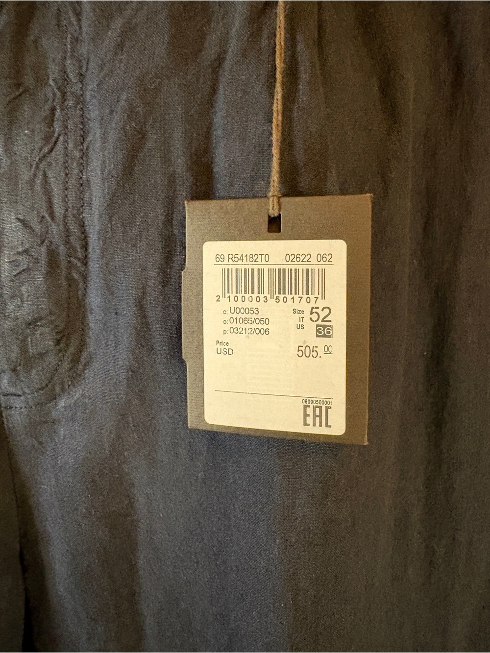 Peserico Dark Navy Linen-Blend MSRP $505 Pants with Tag - Picture 3 of 15